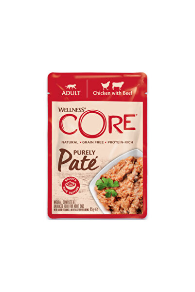 wellness طعام القطط الرطب CORE Purely Pate Adult Chicken with Beef - 85 جم