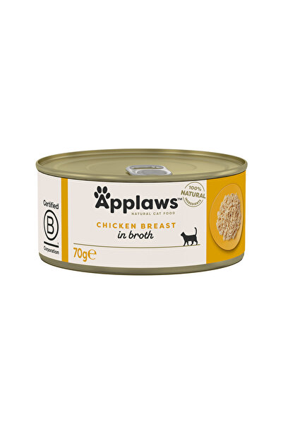 Applaws طعام القطط المعلب صدور الدجاج، 70 جرام