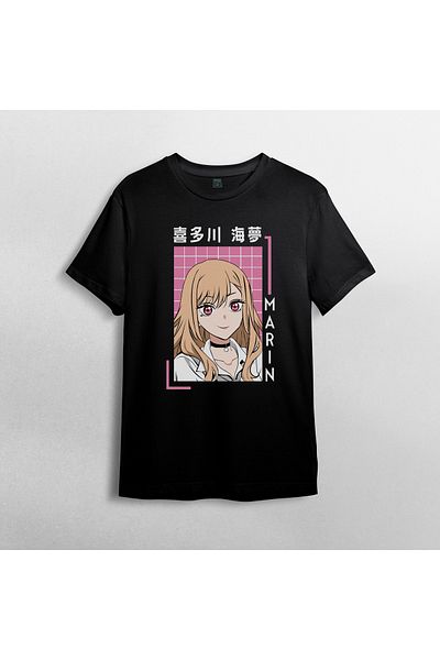 Pixxa My Dress Up Darling Anime Manga 100% βαμβακερό μπλουζάκι με λαιμόκοψη μοντέλο 1