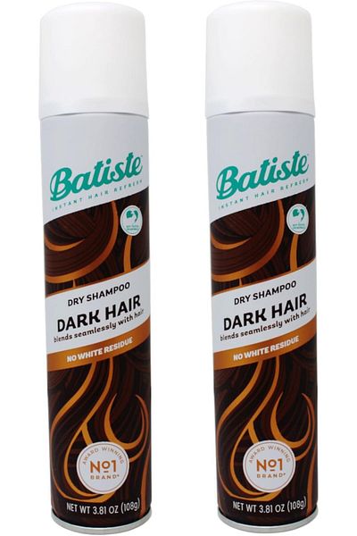 Batiste Dry Shampoo, Dark & Deep Brown 6.73 oz (Pack of 2)