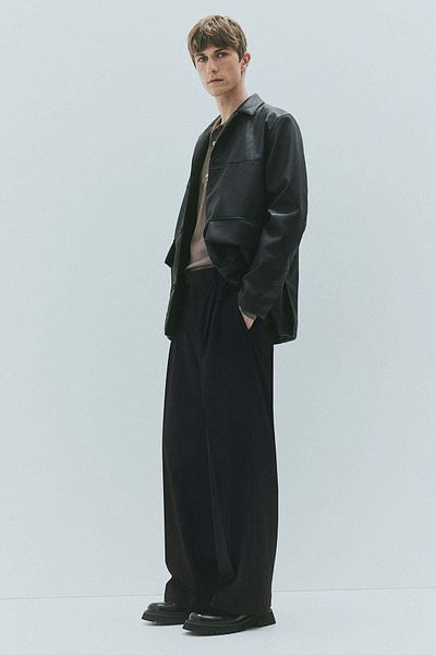H&M Loose Fit Tailored Trousers
