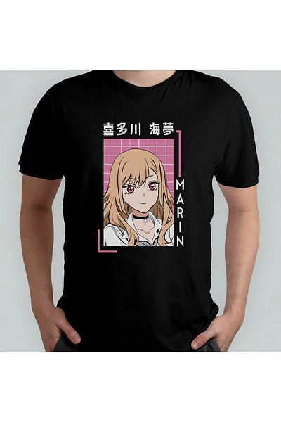 Pixxa My Dress Up Darling Anime Manga 100% βαμβακερό μπλουζάκι με λαιμόκοψη μοντέλο 1