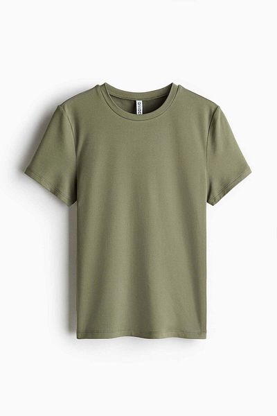 H&M Fitted T-shirt