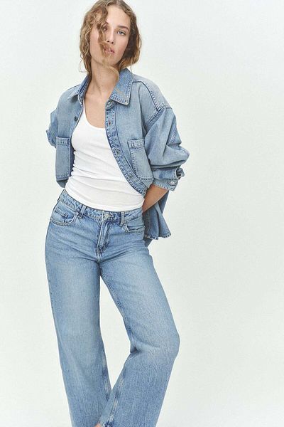 H&M Wide High Jeans