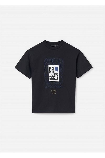 MAYORAL Tricou negru pentru băiat - Model 6005