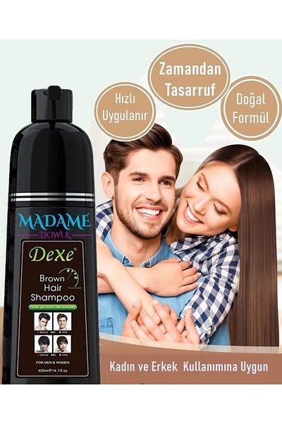 Dexe brown Hair colour Shampoo 400ML