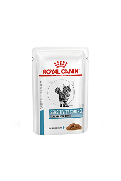 Royal Canin Veterinary Sensitivity Control Chicken and Rice Cat Food Pouch - ...