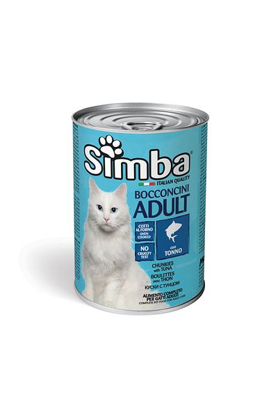 Simba Chunkies With Tuna Wet Cat Food 12*415gram