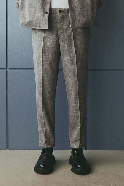 H&M Regular Fit Tailored Trousers