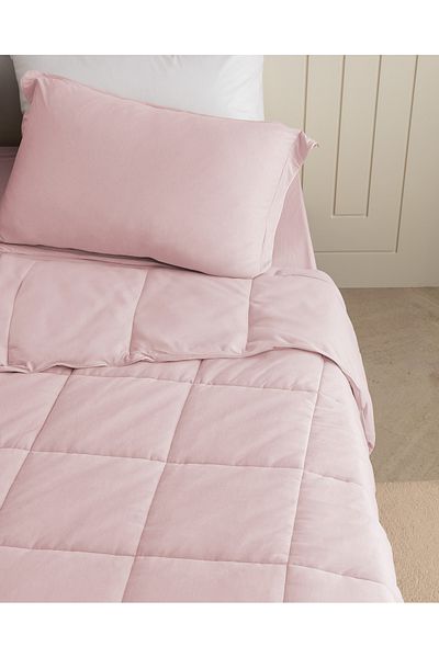 Madame Coco İlus Bamboo Single Comforter Set - Powder