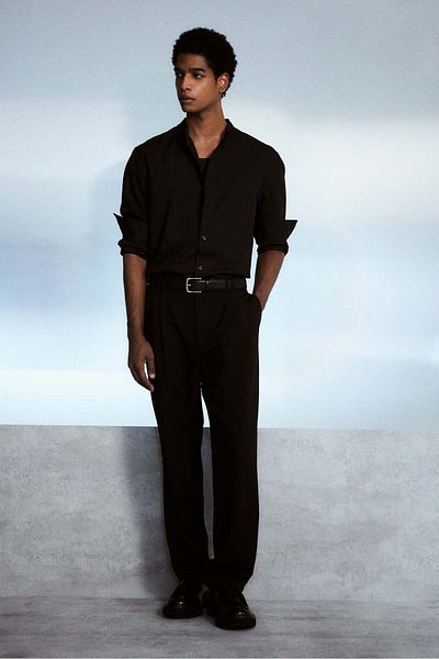 H&M Regular Fit Grandad shirt
