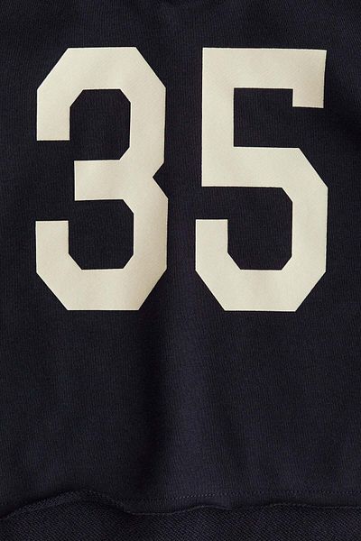 H&M Printed cropped hoodie