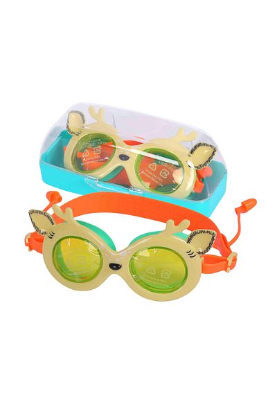 Endless Children Swimming Goggle with Anti-Fog & UV Protection | Yellow | Silicon, PU | Leak Proof