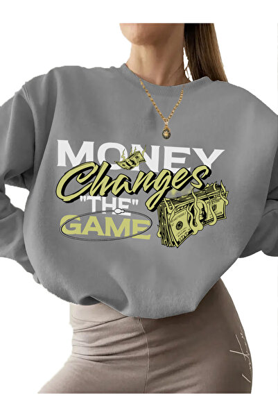 DogFish سويت شيرت سميك برقبة دائرية للجنسين - 3 خيوط نقطية، لعبة عملات معدنية...