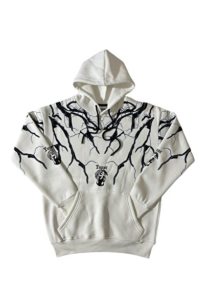 PİERLES Hanorac cu glugă unisex, cu formă obișnuită, din bumbac, cu textura m...