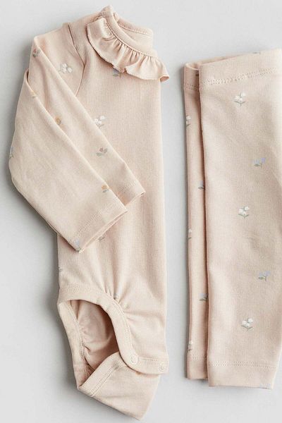 H&M 2-piece cotton jersey set