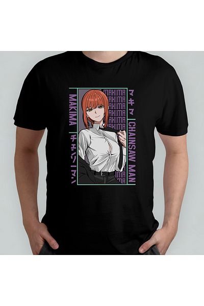 Pixxa Μπλουζάκι Chainsaw Man Crew Neck 100% βαμβακερό - Μοντέλο 13