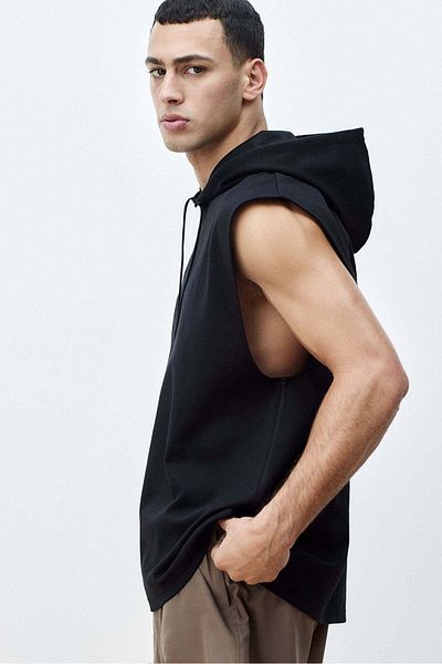 H&M Drymove™ Sleeveless Sports Hoodie