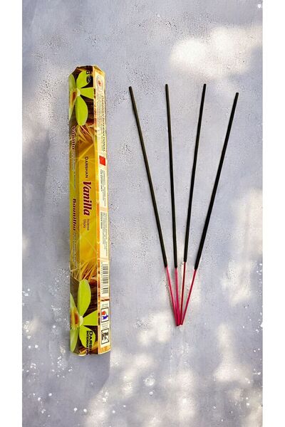 NAHAMİS TRADE Darshan Vanilla Kokulu 20'Li Çubuk Tütsü Aromatik Kokulu