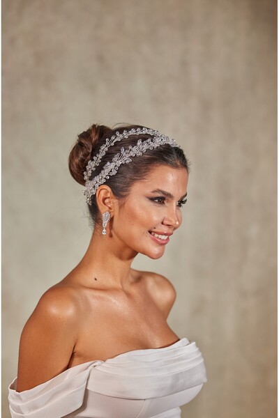 Simay Aksesuar TK551 GELİN TACI