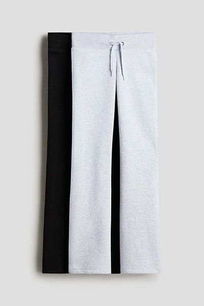 H&M 2-pack flared sweatshirt joggers