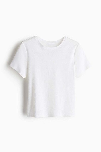 H&M Fitted T-shirt