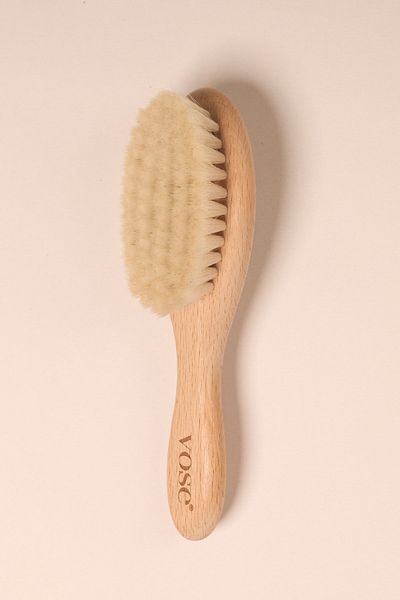 Vose Wooden Soft Baby Hair Brush 0 Months + (Goat Hair)