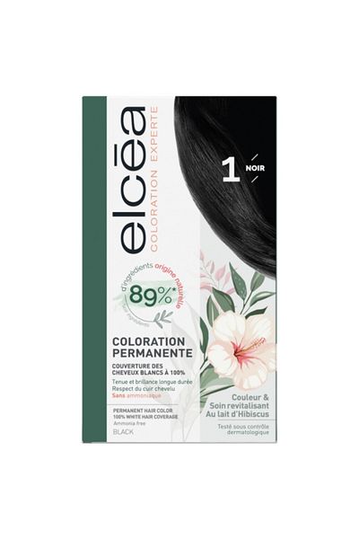 Noreva Elcéa Permanent Expert Hair Color 1 Black