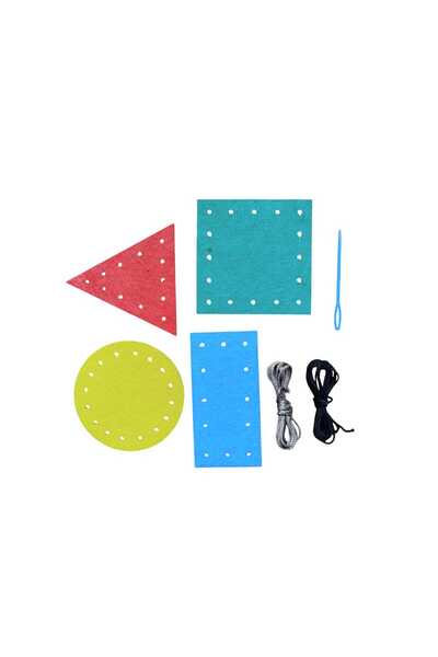 KESKİN NAKIŞ مجموعة خياطة تعليمية من الفيلكرو