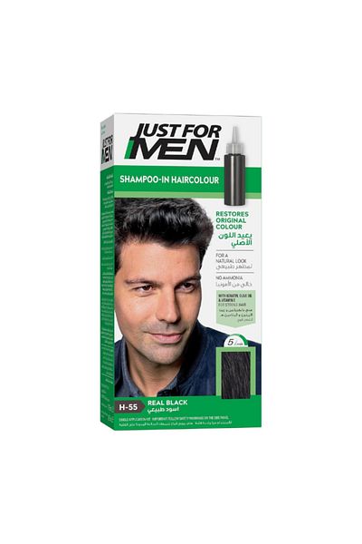 Just For Men Shampoo-in Hair Color Real Black