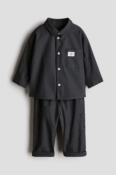 H&M 2-piece shirt and trousers set