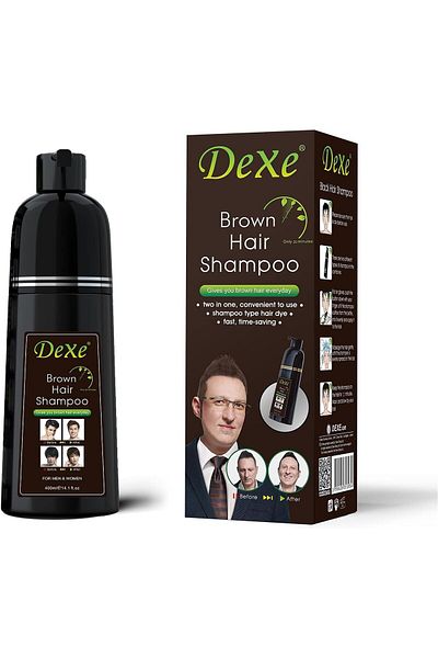 Dexe brown Hair colour Shampoo 400ML