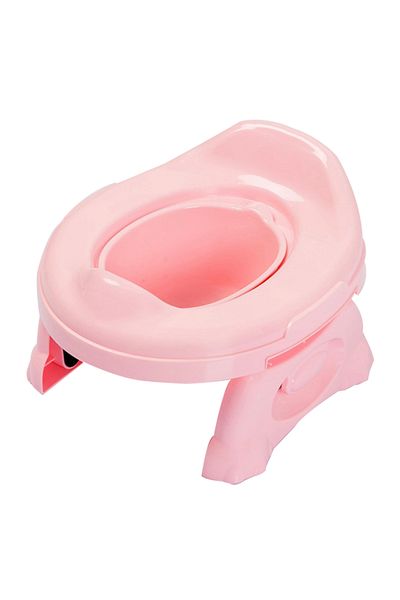 Eazy Kids مدربة استخدام المرحاض المحمولة للسفر - وردية اللون