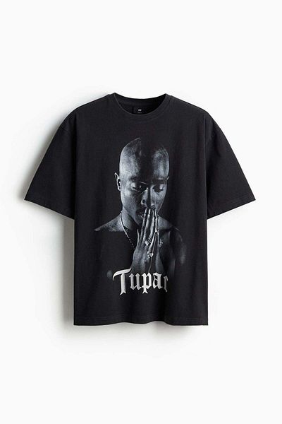 H&M Loose Fit Printed T-shirt