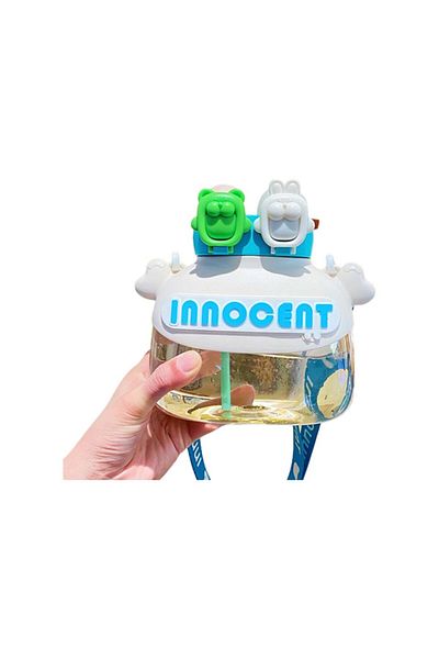 Honney Boutique 1200 ml Two-Drink Portable Children's Water Bottle