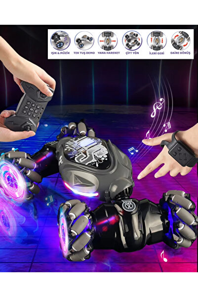 TUENGİ STORE Uzaktan Kumandalı Ve El Sensörlü Şarjlı Full Fonksiyon Bilekten ...