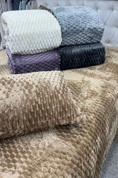 eco concept Single Bedspread, Plush Rabbit Feather Soft Bedspread, Casual Bedspread