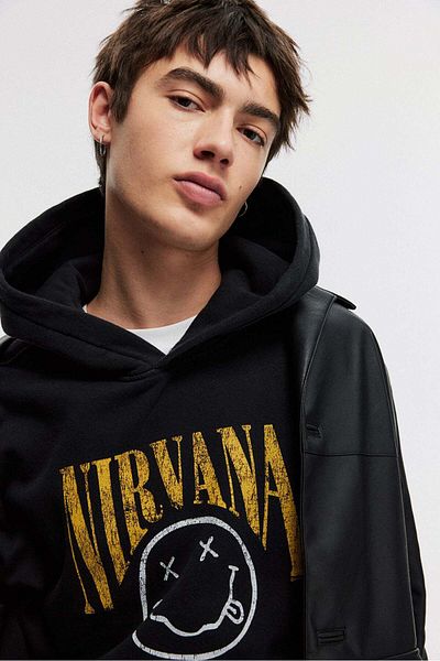 H&M Oversized Fit Printed hoodie