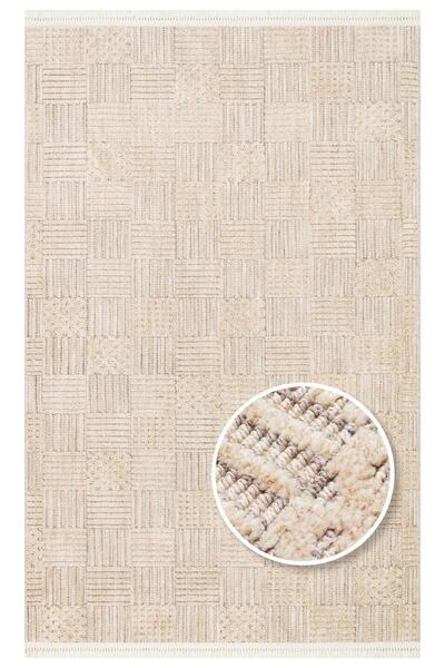 Venice Halı Joy 05 Bej Altın Yumuşak Dokulu Modern Kesme Halı