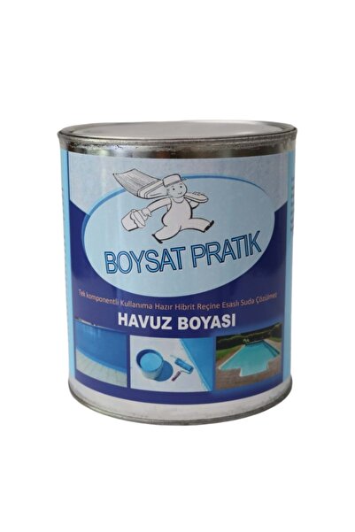 Boysat Pratik Tek Komponentli Solvent Bazlı Havuz Boyası 2.5 Kg - Beyaz