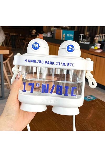 Honney Boutique Trend Double Cover Luxury Bottle Children's Water Drink