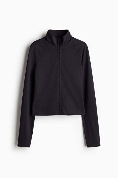 H&M Soft-touch zip-through cardigan
