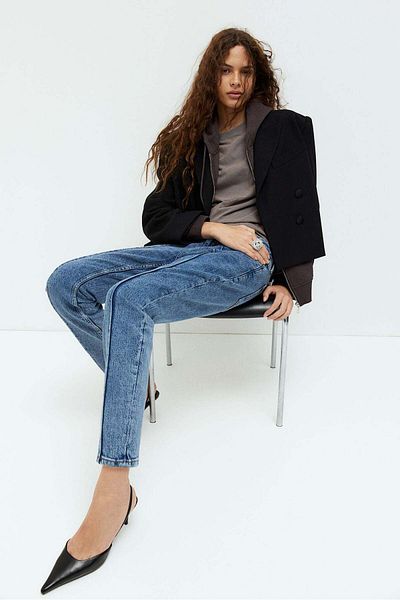 H&M Slim Straight Low Ankle Jeans