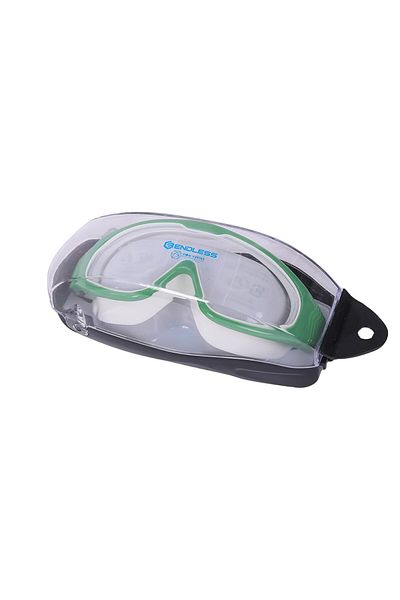 Endless Premium Swimming Goggle with Anti-Fog & UV Protection | Green | Silicon, PU | More Visibility