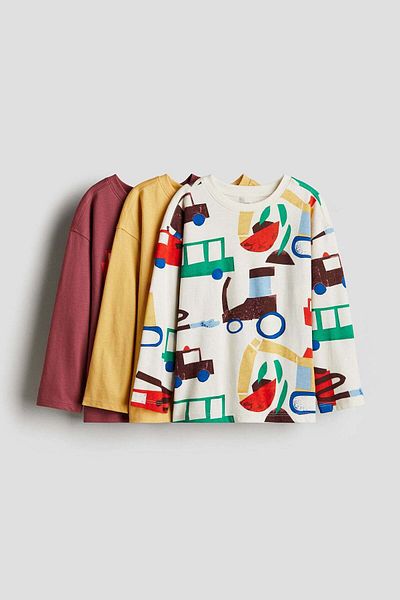 H&M 3-pack cotton tops