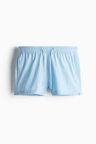 H&M شورت سباحة من قماش السيراكر