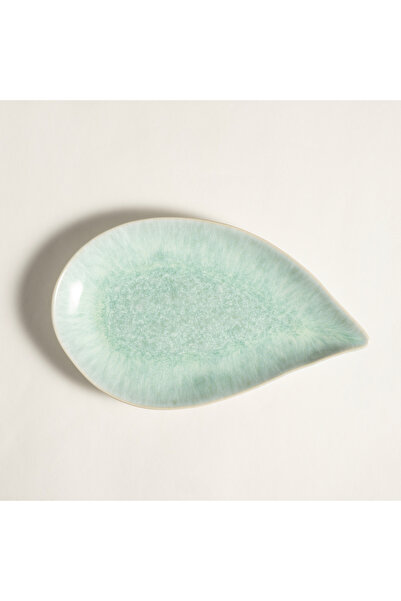 Zsa Zsa Zsu Fonte Stoneware Servis Tabağı 30.5x18.4x3.5 Cm Yeşil