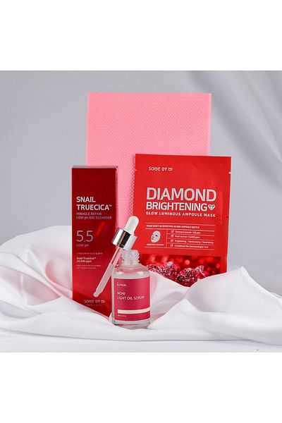 Some By Mi Diamond Brightening Calming Glow Luminous Ampoule Mask 1 buc