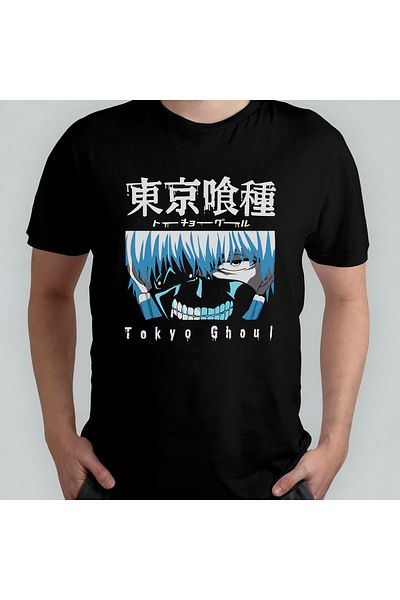 Pixxa Μπλουζάκι Tokyo Ghoul Crew Neck 100% βαμβακερό - Μοντέλο 6