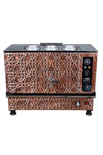 SAFİR 3 Burner Office type Copper fully automatic tea machine Electric tea boiler Ideal for narrow spaces